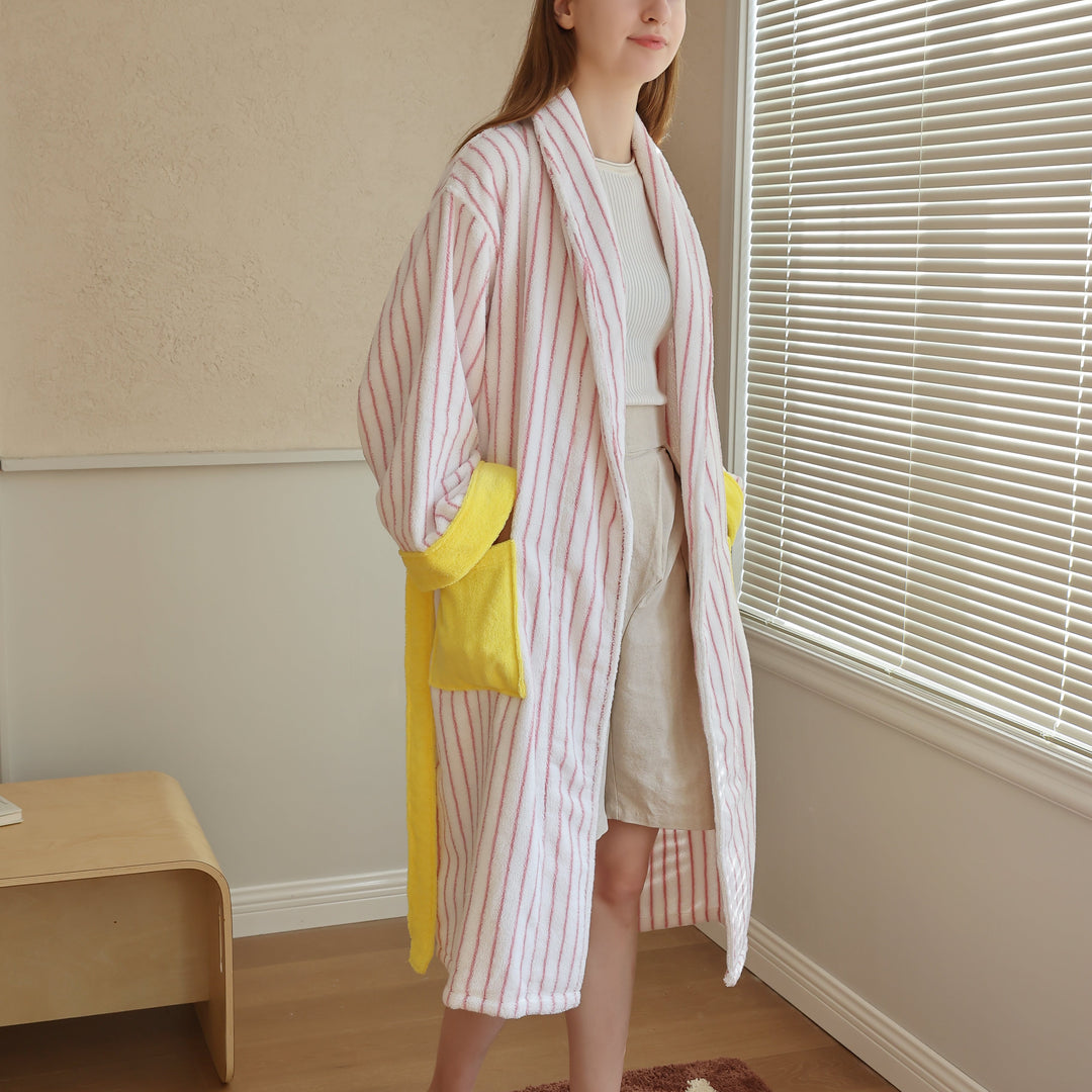 Candy Stripe Luxe Robe