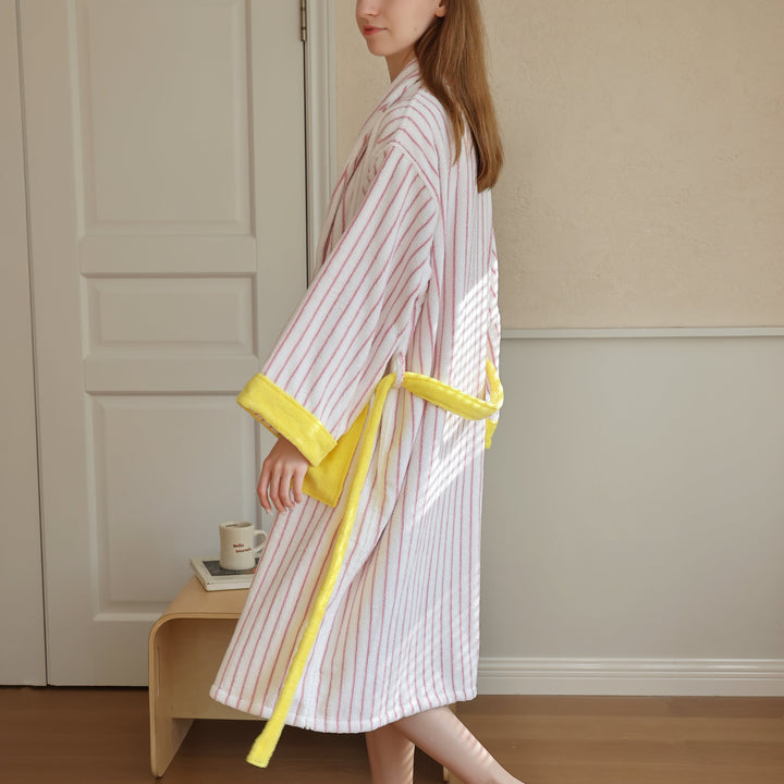 Candy Stripe Luxe Robe