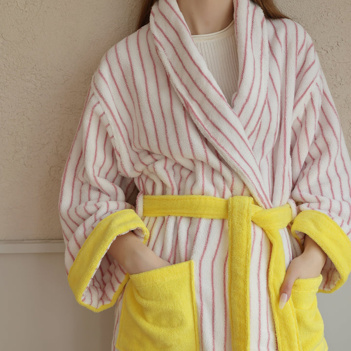 Candy Stripe Luxe Robe