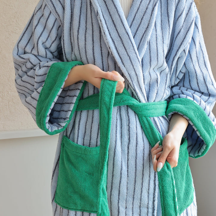 Candy Stripe Luxe Robe
