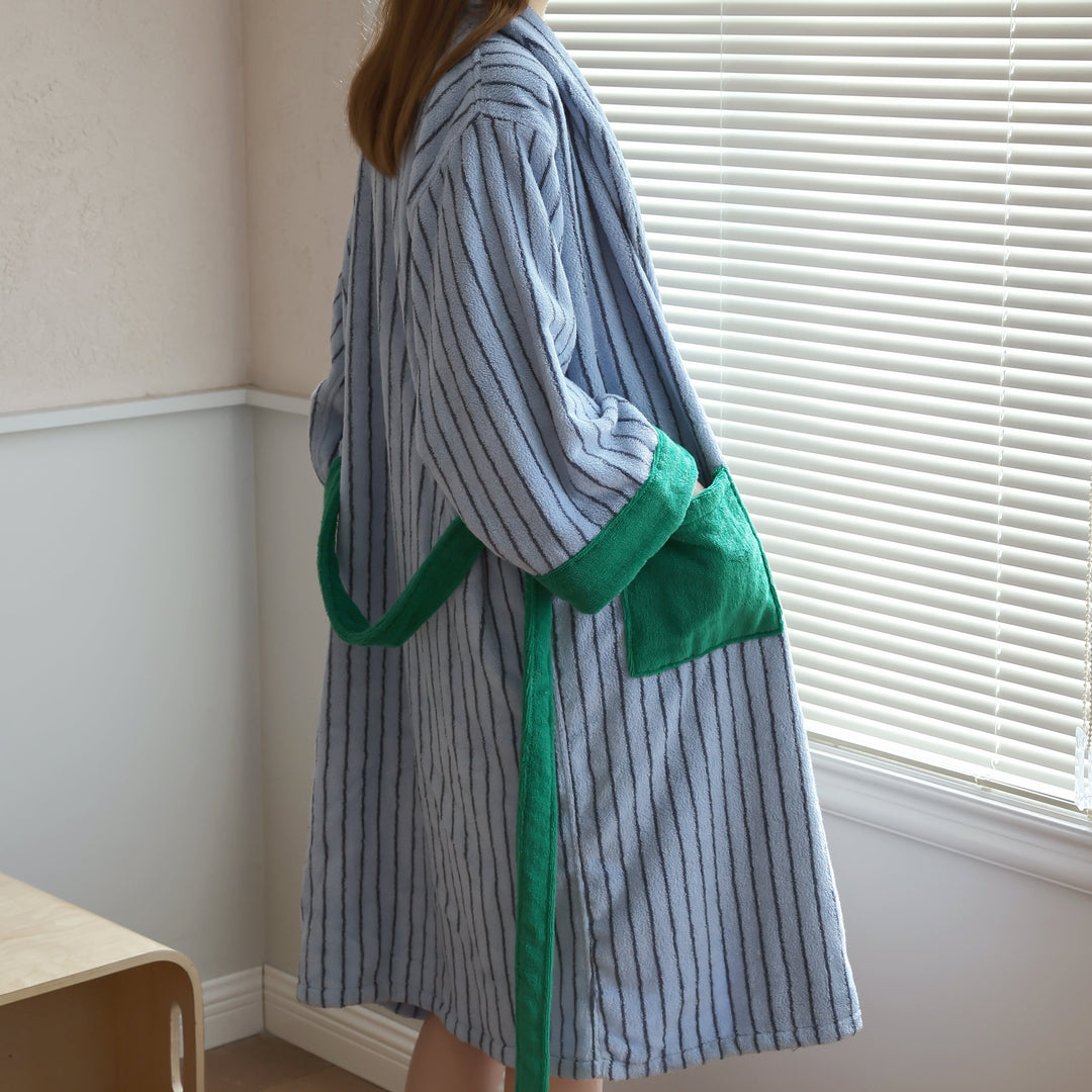 Candy Stripe Luxe Robe