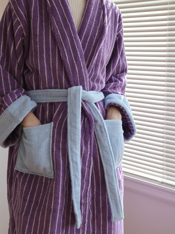 Candy Stripe Luxe Robe