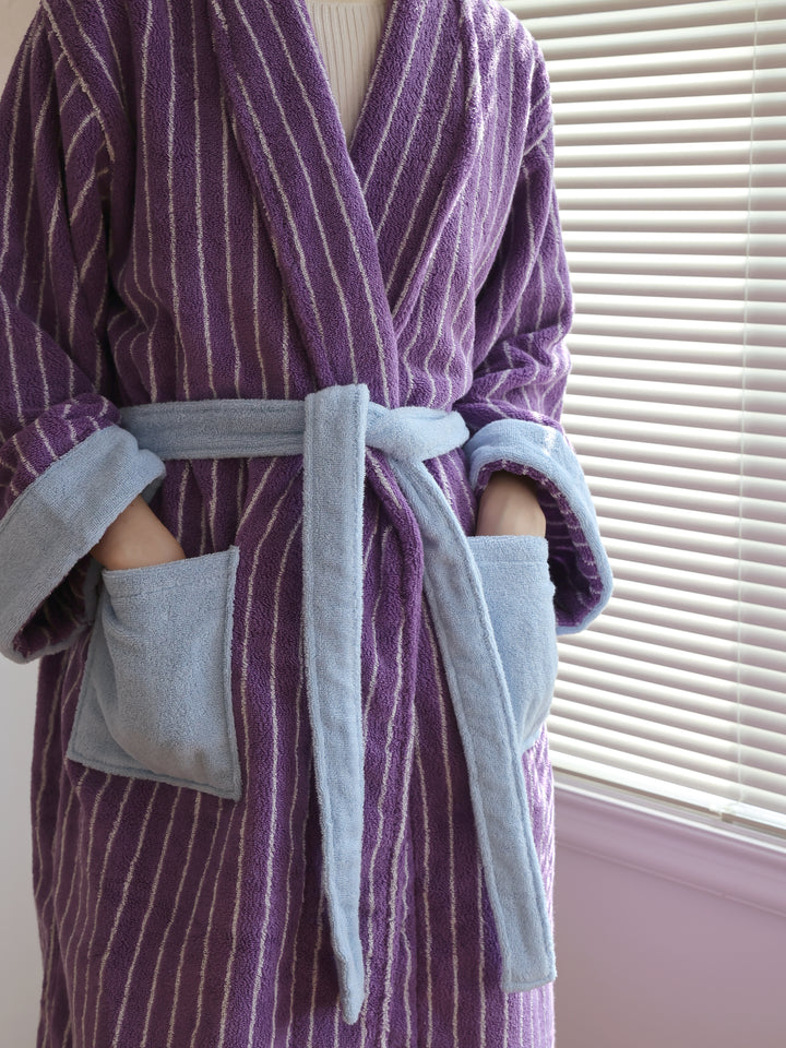Candy Stripe Luxe Robe
