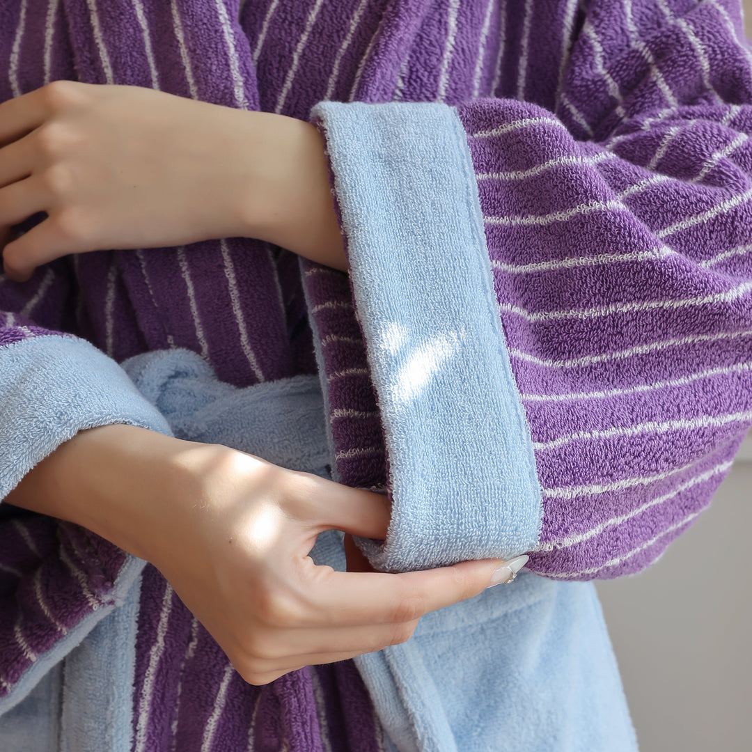 Candy Stripe Luxe Robe