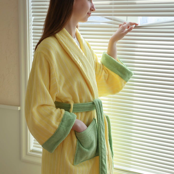 Candy Stripe Luxe Robe