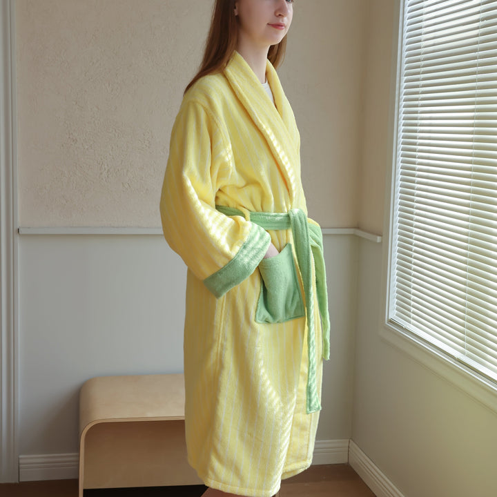Candy Stripe Luxe Robe
