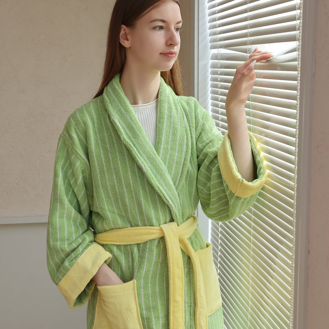 Candy Stripe Luxe Robe
