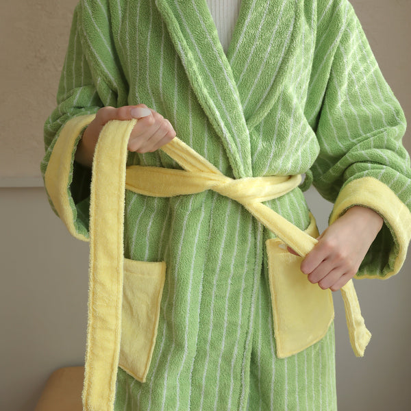 Candy Stripe Luxe Robe