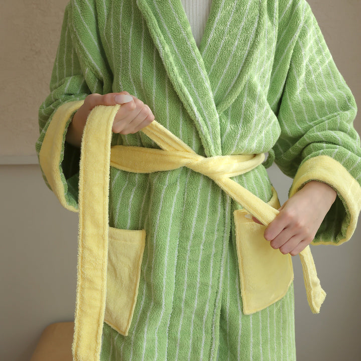 Candy Stripe Luxe Robe