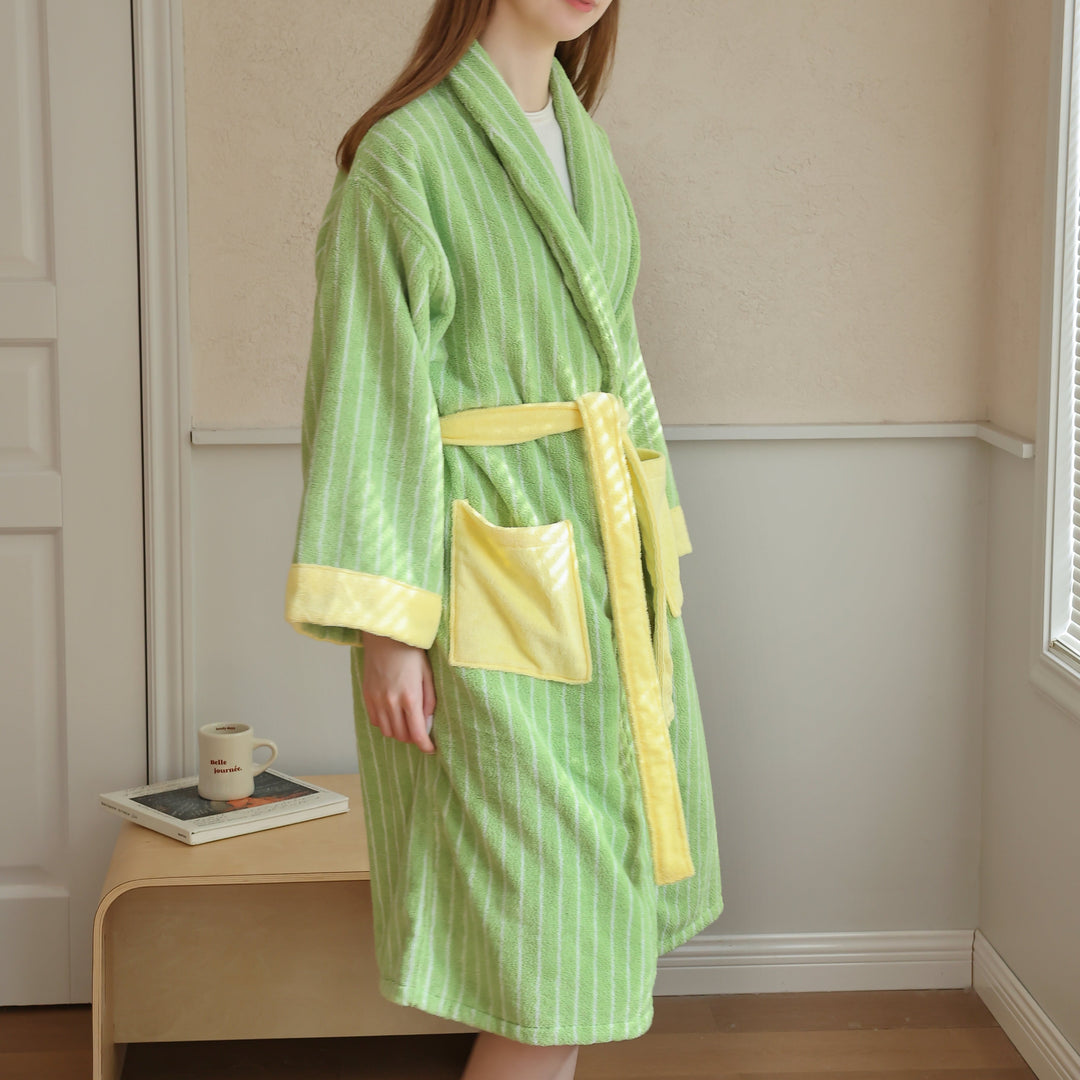 Candy Stripe Luxe Robe