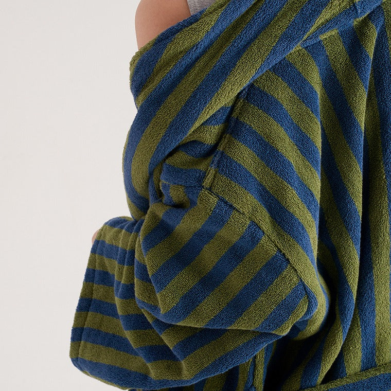 Beach Villa Striped Bathrobe Unisex Collection