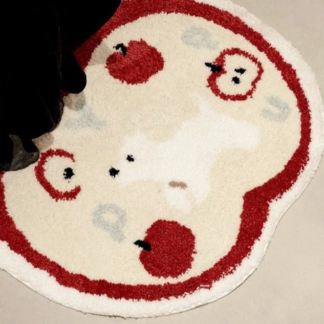 Apple Pup Bath Mat