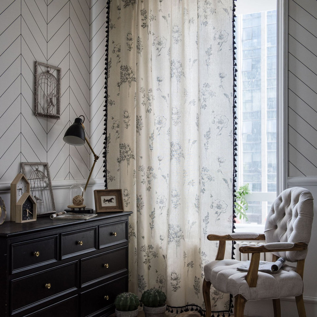 Grey Garden Curtain