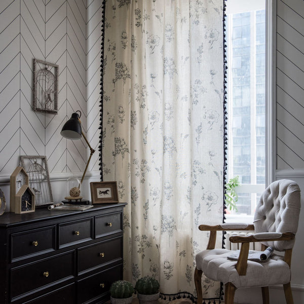Grey Garden Curtain