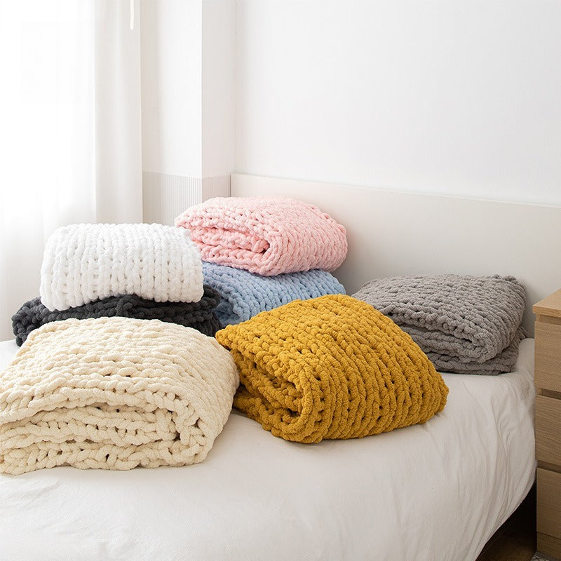 Rope Stitch Throw