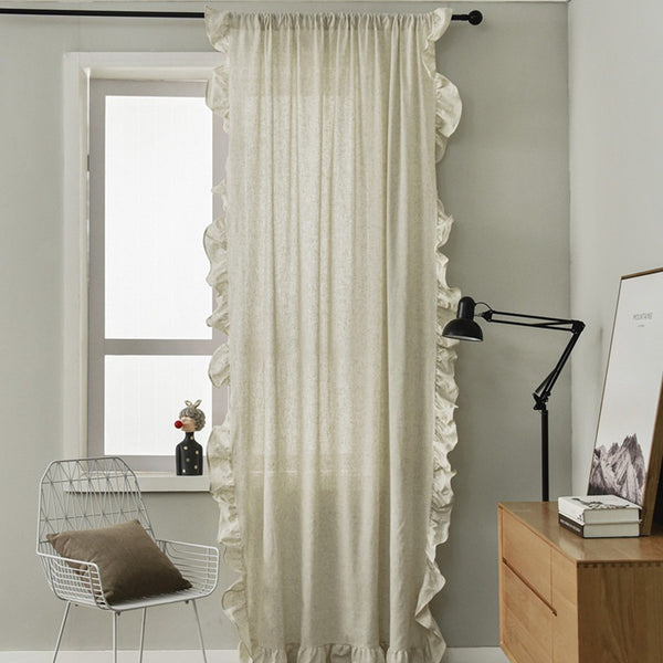 Have a Nice Day Ruffled Curtain