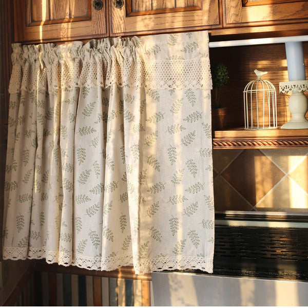 Countryside Leave Cabinet Curtain