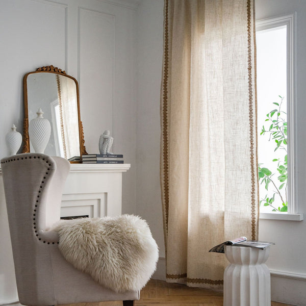 Nature Linen Beige Curtain