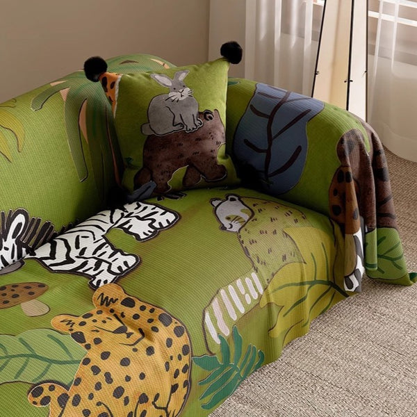 Jungle Zoo Sofa Cover