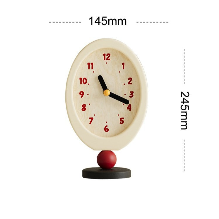 Mid Century Vibe Desk Clock