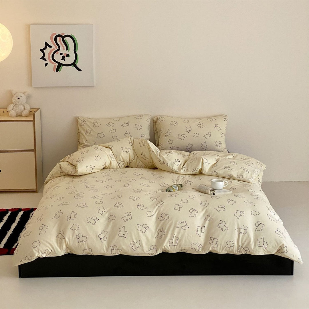 Poodle Bedding Set