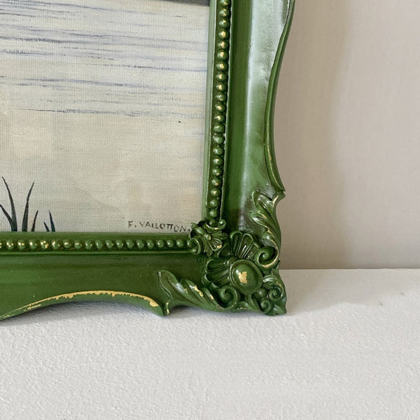 Verdant Baroque Scalloped Frame