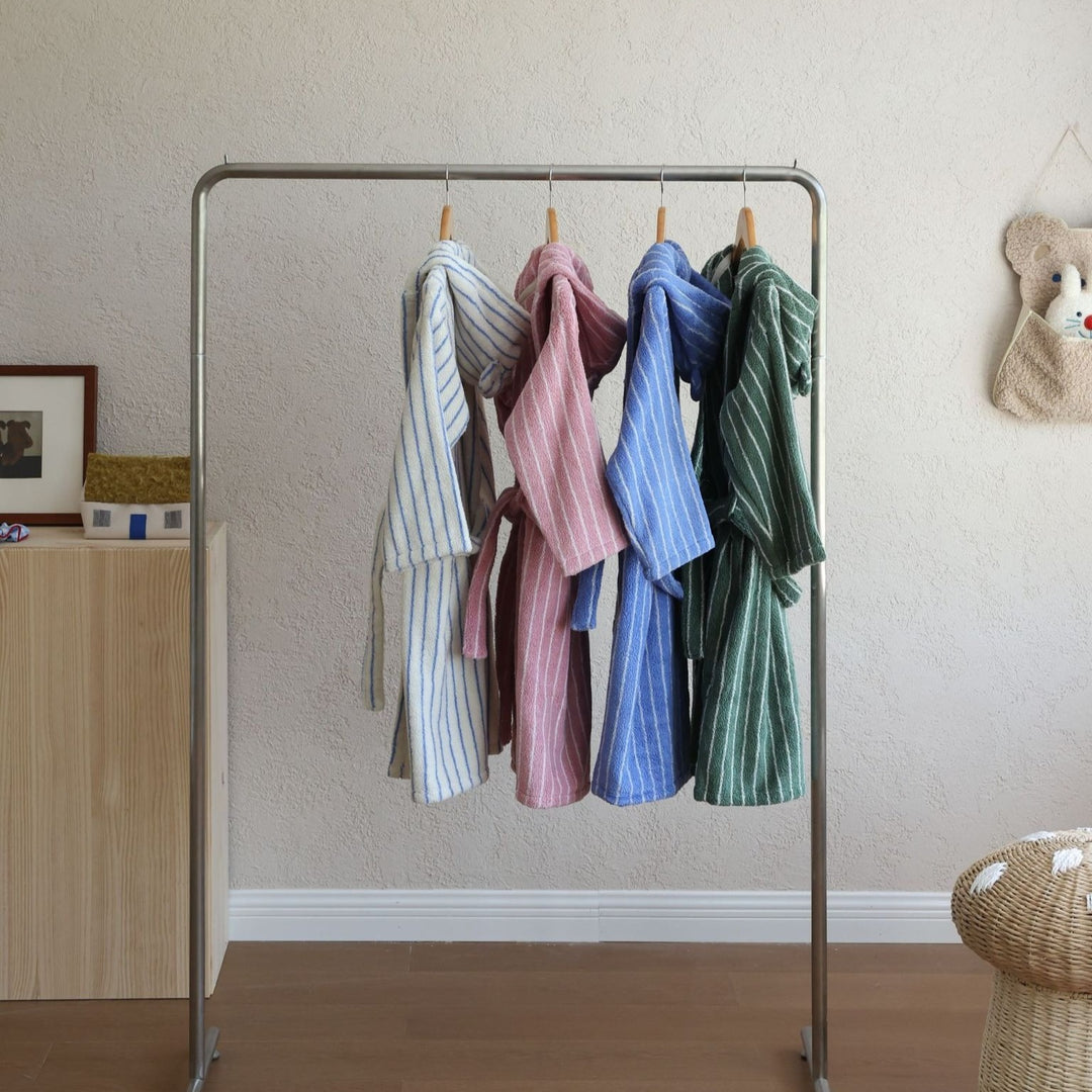 Coastal Striped Kid Bathrobe