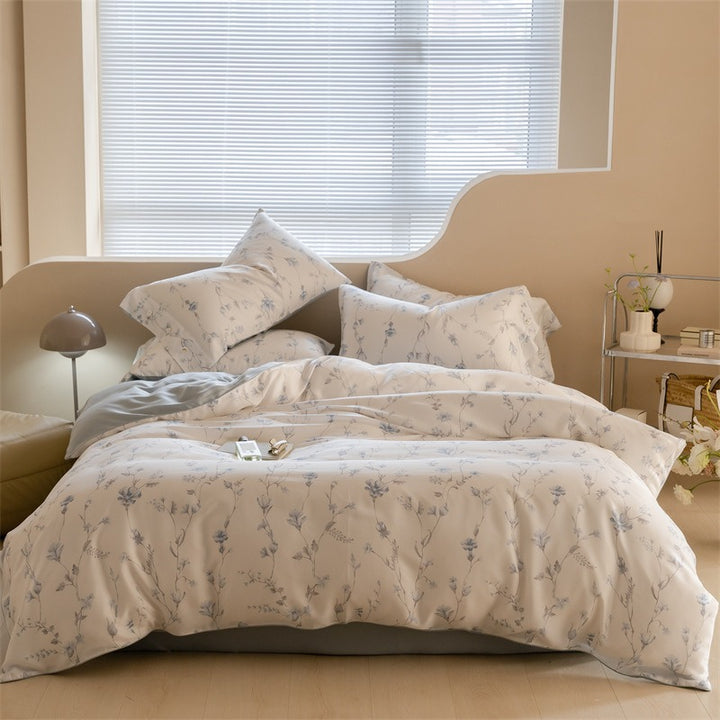 Blue Garden Lyocell Bedding Set