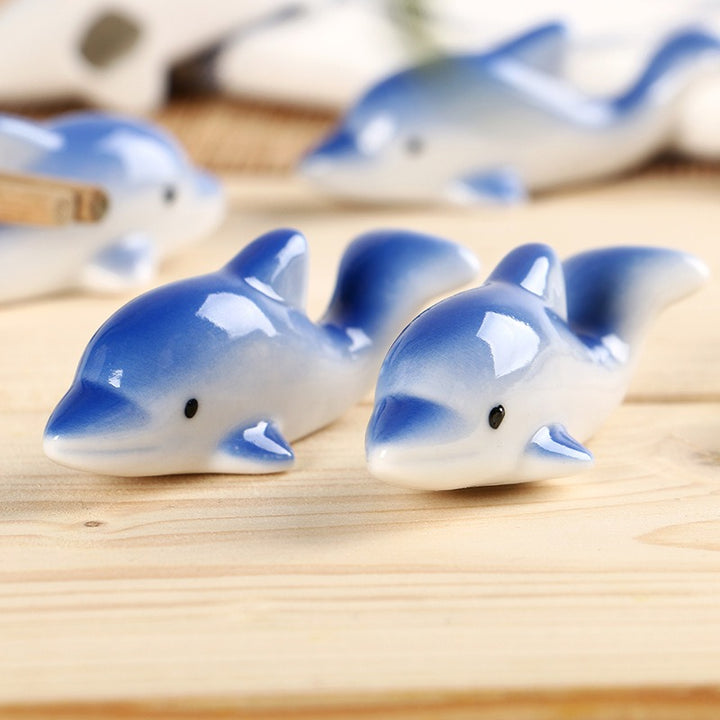 Dolphin Chopstick Holder Set