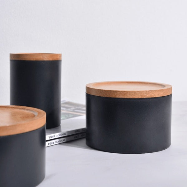 Fresh Bamboo Storage Jar Set