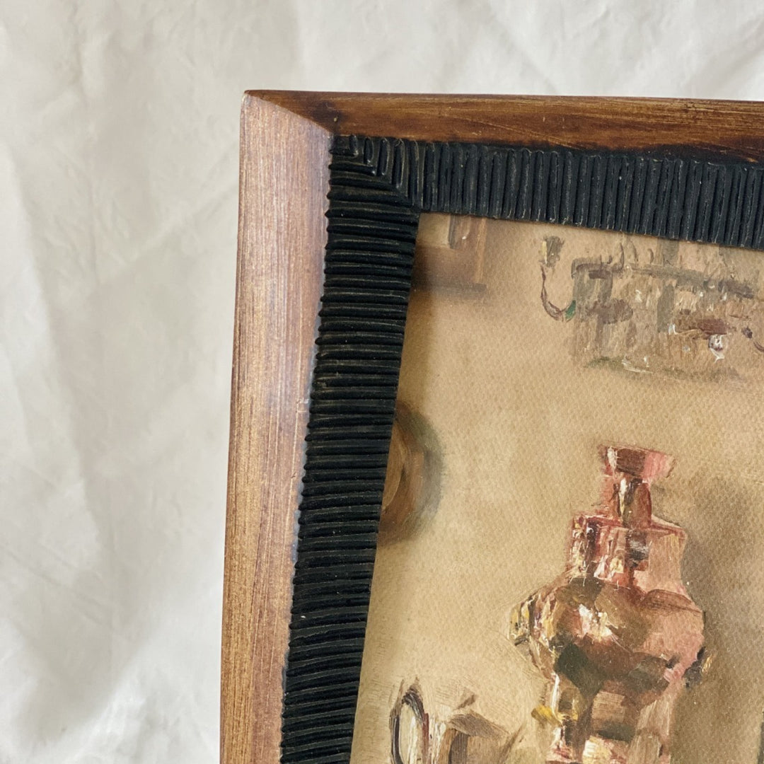 Rustic Wood Ribbed Frame