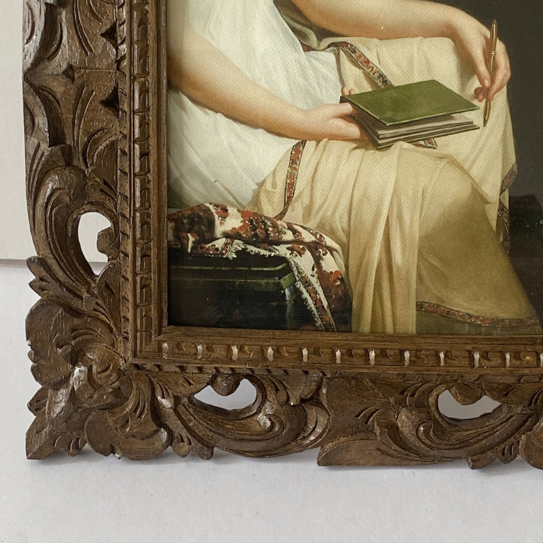 Antique Floral Carved Frame