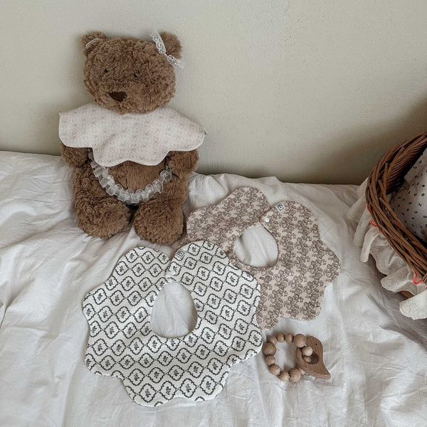 Soft Garden Petal Bib Set