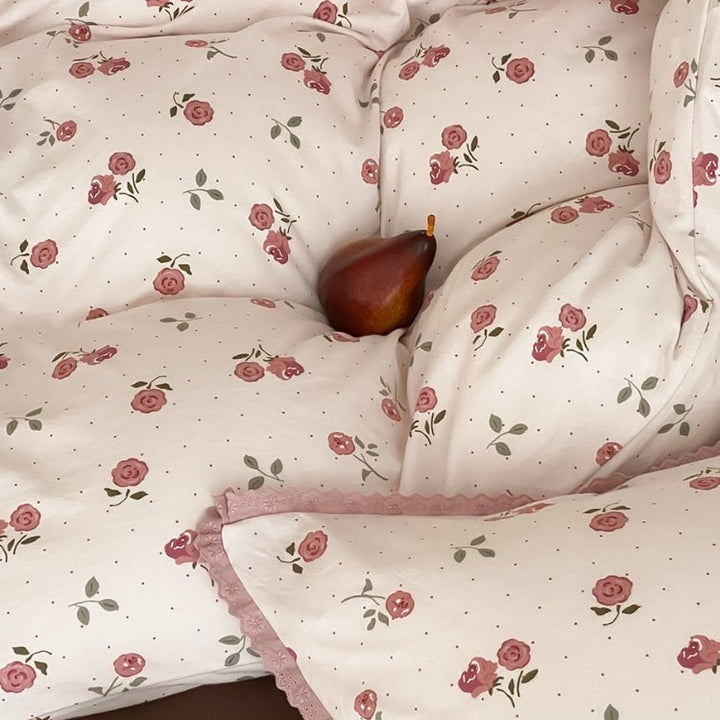Pink Rose Bedding Set
