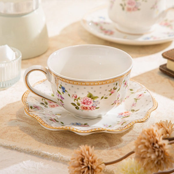 Wave Edge Garden Teacup Set