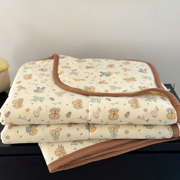 Balloon Dog Summer Quilted Blanket