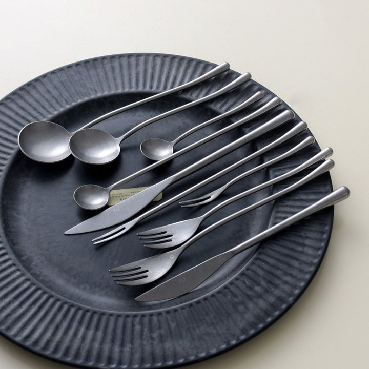 Vintage Distressed Silver Cutlery