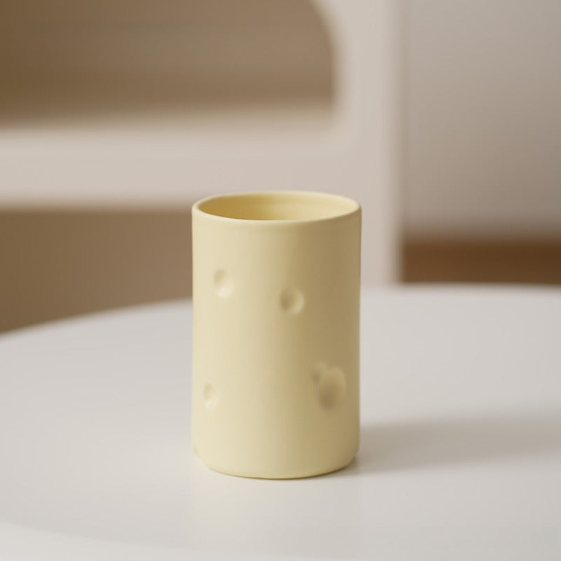 Swiss Cheese Toothbrush Cup