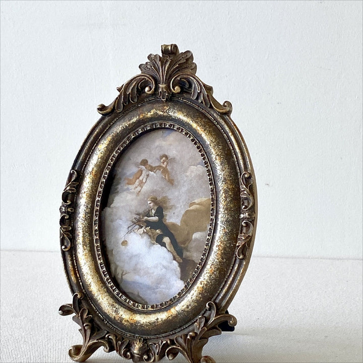 French Vintage Oval Frame