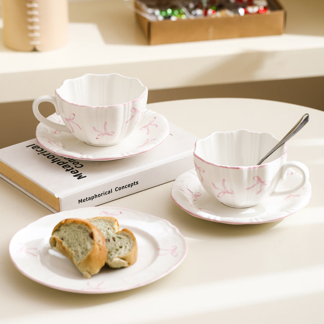 Petal Pink Bow Ceramic Collection