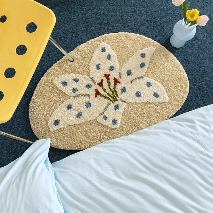 Fluffy Lily Garden Mat