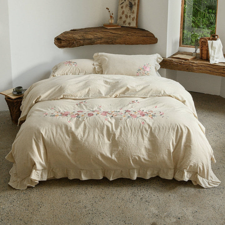 Prairie Rose Ruffle Bedding Set