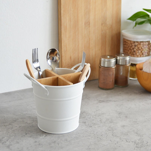Minimalist Cutlery Storage Bucket