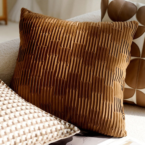 Brown Maze Cushion