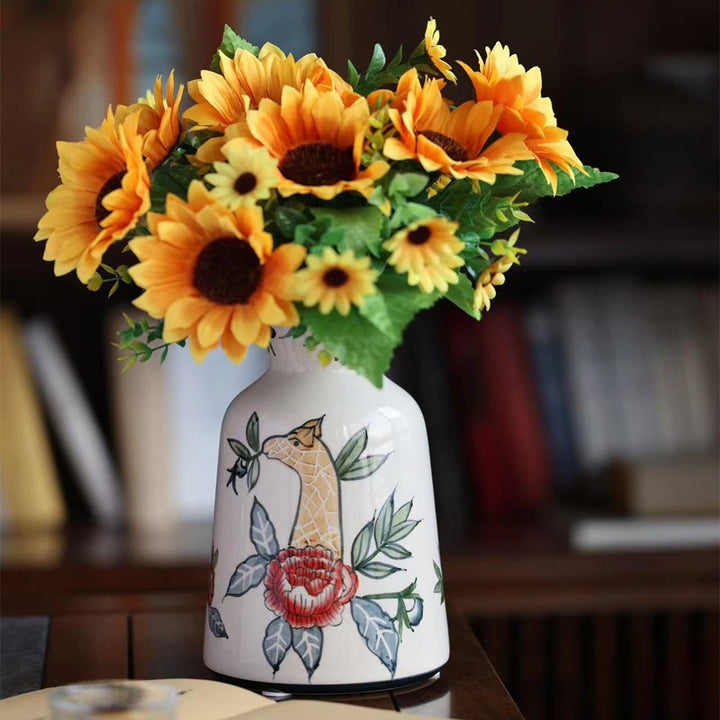Vintage Pattern Ceramic Vase Collection