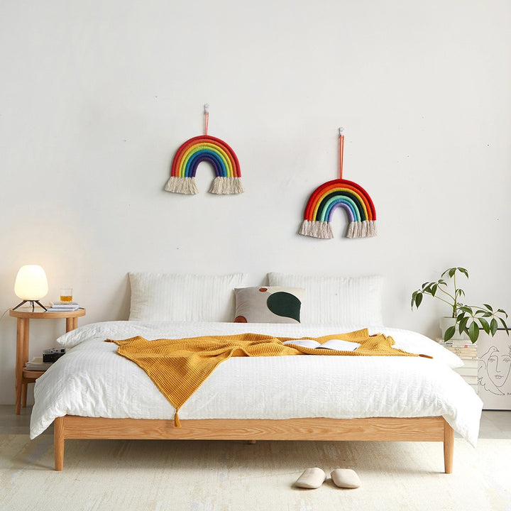 Handcrafted Rainbow Macrame Decor