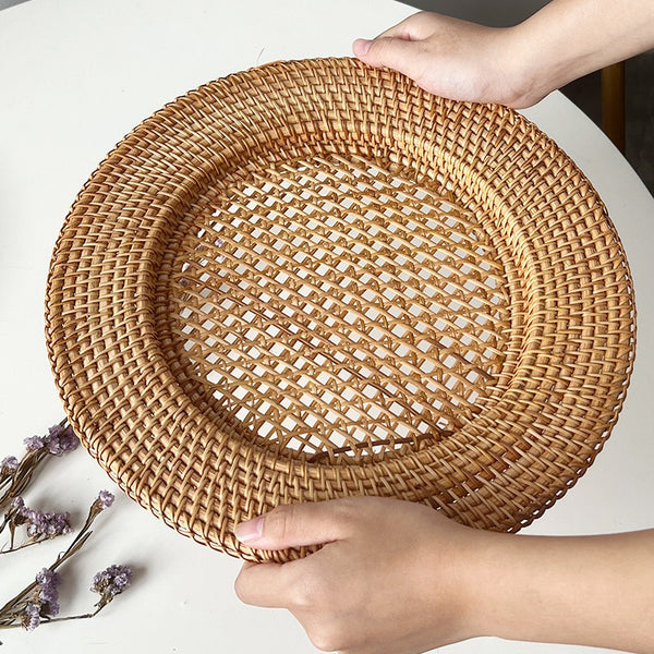 Wave - Loop Rattan Tray