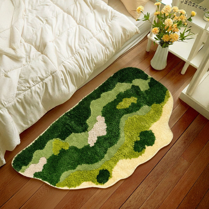 Cute Nature Scene Bath Mat