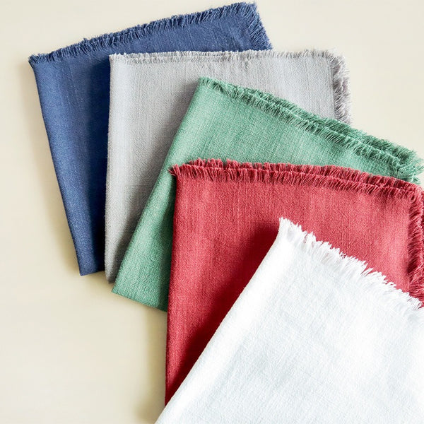 Tassel Cotton & Linen Napkin Set
