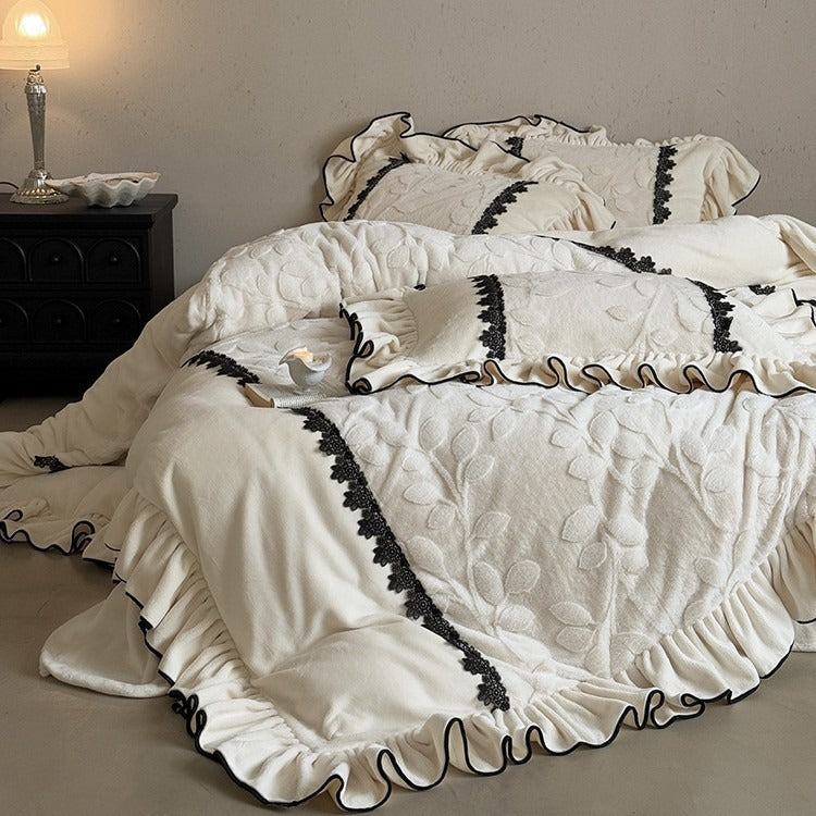 Houndstooth Warm Bedding Set
